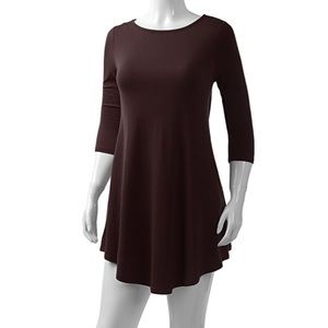 Plus size tunic - NWOT - 3x - Brown